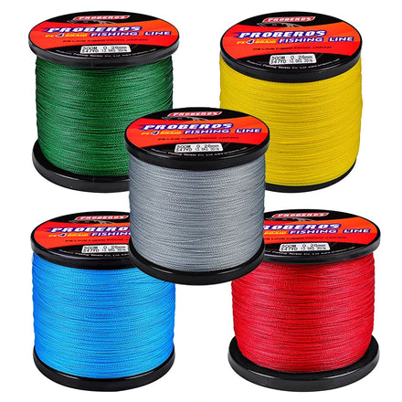 Fishing Braided Line 4 Strands Braid Pe Fishing Line 500M Strong Abrasion Resistance Japanese Fishing Line