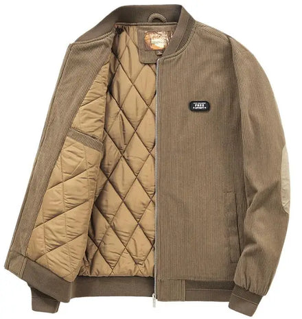 Men's Padded Jacket Winter Corduroy Coat Male Casual Baseball Jacket Thermal Cotton Sports Winter Jacket