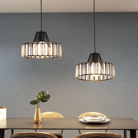 Simple Restaurant Living Room Lights Crystal Nordic Pendant Chandelier Modern for Kitchen Island