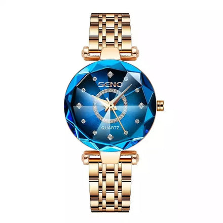 Wholesale SENO 2019L Women's Watch Luxury Waterproof Watch for Women Stainless Steel Band Fashion Business Ladies Wristwatch
