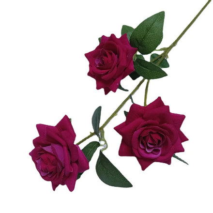 SPR Handmade Velvet Artificial Rose Bouquet with Peony for Wedding Decoration Bride Holding Wholesale Supplies