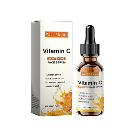 WEST&MONTH Skin Care Moisturizing Lightening Dark Spots Whitening Brightening Vitamin C Face Serum 30ml