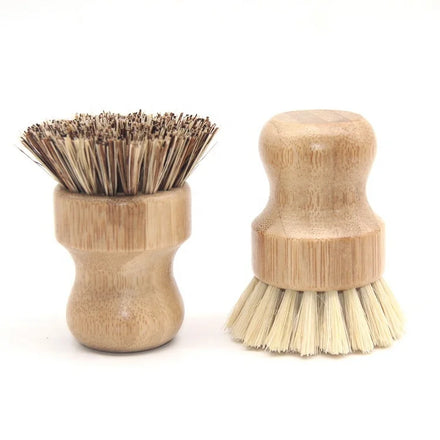 Wooden Scrub Dish Brush Non-Scratch Bamboo Cleaning Brush Cleaning Tool Kitchen Cleaning Brush Kitchen Dish Scrubber for Pan/Pot
