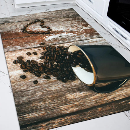 Hot Sale Large Waterproof Carpet Kitchen Rug Cheap Kitchen Cabinet Mat Machine Made for Kitchen