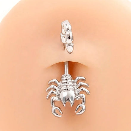 Surgical Steel Navel Piercing Body Jewelry Wholesale Scorpion Design Belly Button Rings for Hot Girls