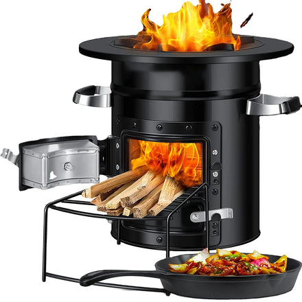 Hot Sale European Smokeless Wood Burning Stove Outdoor Camping Stove Charcoal Stove