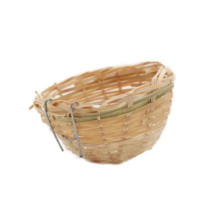 Manufacturers of Bamboo Woven with Hook Bird Nest Bird Nest Parrot Nest Farmhouse Pastoral Style Decoration Cross-border