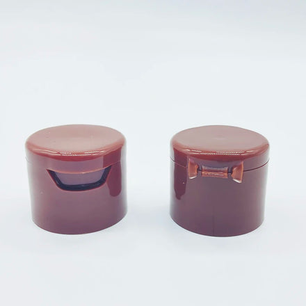 24/410 Flip Top Cap PP Plastic Lid Colorful Non-Spill Polished Surface ISO9001 Certified Free Samples for Bottles