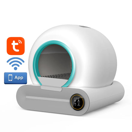 2023 Private Label Oem Smart App Control Self Cleaning Automatic Wi-fi Cat Litter Box