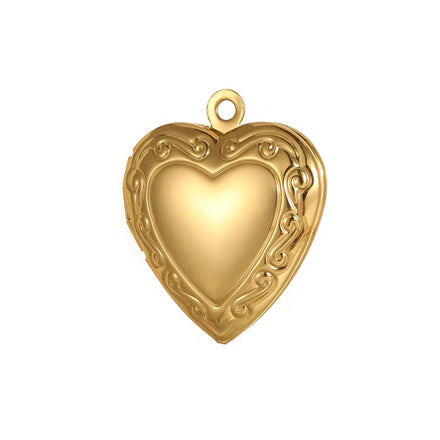 Personalized DIY Custom Photo Name Engraved Opens Heart Locket Stainless Steel Pendant for Necklace