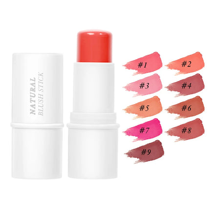 LOW MOQ Customization 9 Color Blush Makeup Blush Stick Blush Private Label for White Black Pink 3 Color Stick Choose