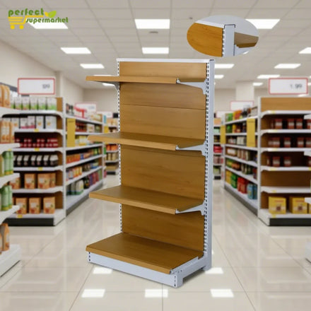 Plastic Heavy Duty Light Box Display Shelf Rack Supermarket Gondola Accessories Quick Installation Wall Mount/Freestanding Store