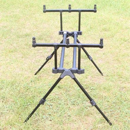 New 3+7 Stock Aluminum Folding Carp Fishing Station Rod Pod for Lake River and Stream Fishing