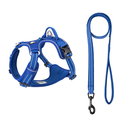 Truelove Wholesale Escape Proof Luxury Anti-Pull Pet Harness Adjustable Breathable Soft Neoprene Heavy Duty Dog Leash Collar Set