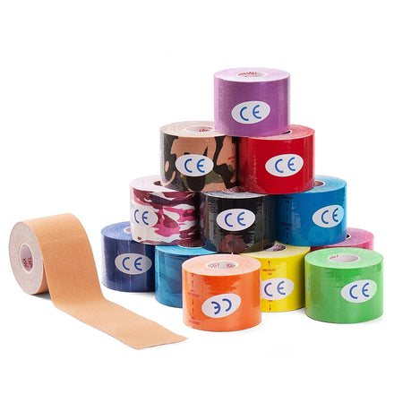 New Athletic Muscle Kinesiology Tape Custom Print Cotton Hypoallergenic Adhesive Straps 5cm*5m Waterproof Unisex Sports Tape