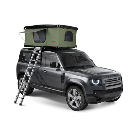WOQI Universal Hard Alloy Shell Automatic Hydraulic Support Camping Rooftop Tent Hard Side Including Ladder
