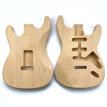 Custom Guitar Body Alder Unfinished ST Electric Guitar Body for DIY Electric Guitar Kit