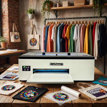 Erasmart A3 DTF Uv Printer Direct Sales Wholesale Price 3360 Uv Printer Dual Xp600 for Phone Case Glass