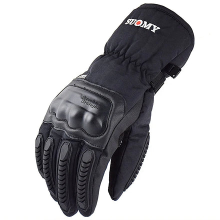 SUOMY Winter Men Women Gloves Touch Cold Waterproof Motorcycle Cycle Gloves Outdoor Sports Plus Velvet Warm Running Ski Gloves