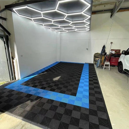 Arlott Interlocking PVC Garage Flooring Tiles Indoor Rib Car Floor Mat for Villa Plastic Vinyl PVC Slab Carpet