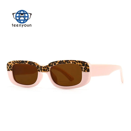 Teenyoun Fashion Sun Vision Popular Shades Uv400 Small Size Rectangle Trendy for Women 2023 Sun Glasses Sunglasses