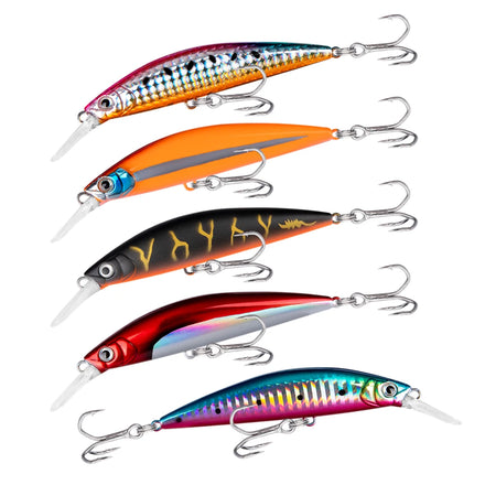 For HONOREAL UV Luminous Hard Minnow Fishing Lure 90mm 30 Grams Sinking Deep Diving for Freshwater Saltwater Great for Lake