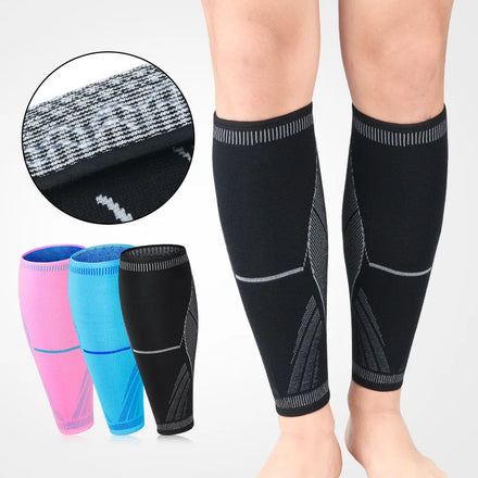 Fitness Safety Basketball Knee Sleeves Shin Pads Breathable Compression Calf Brace for Soccer Players
