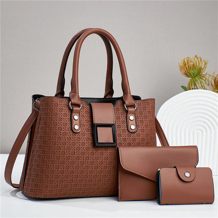 Custom Pu Leather Eco Friendly New 2026 Women Tan Stylish Purses and Handbags Manufacturer