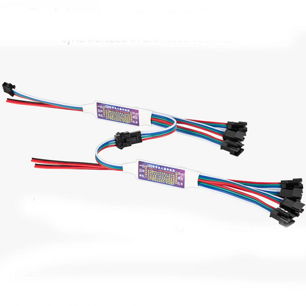Ws2811 Ws2812b Addressable Strip TTL 4Ports 8Ports 4Pin 3Pin Rgbic Spi Signal Led Amplifier