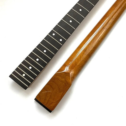 Custom 9.5 Inch Radius 22 Frets Electric Guitar Neck TL Roasted Maple Guitar Neck with Rosewood Fretboard