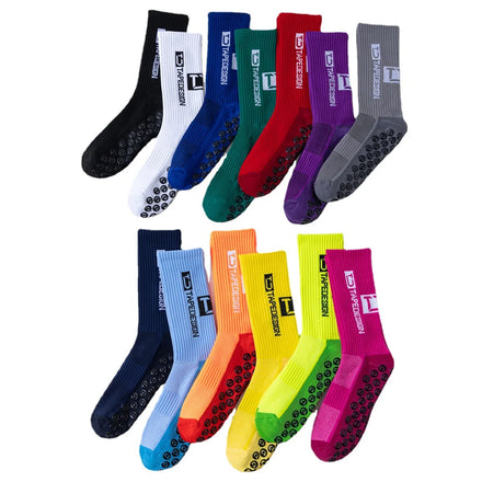 2022 Professional Training Round Anti-slip Towel Bottom Football Grip Socks