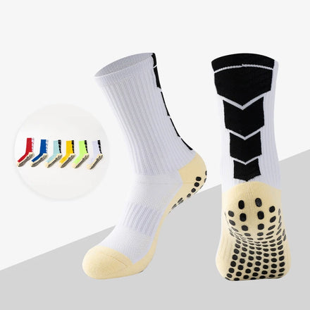 Latest Design Breathable Football Sports Non-slip Pure Custom Grip Toe Socks