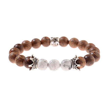 Classic Wood Charm Beads Bracelet Men Tibetan Buddhist Bileklik Mala Bracelet Yoga Rosary
