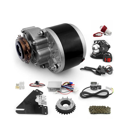 DIY Cycle Waterproof 26 28 29 Inch Rear Wheel 24V 250W Brushed Electric Bike Motor Kit