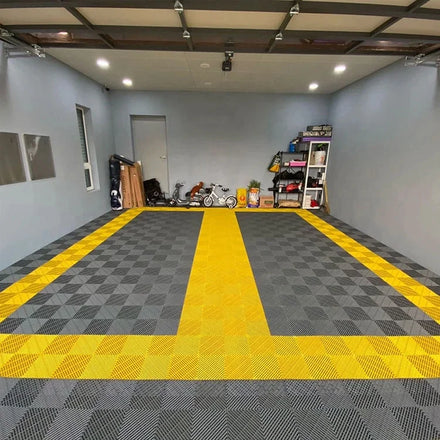 1.8cm Thickness Interlocking Garage Floor Tiles Car Wash Room Floor Mat Multi Function Floor Slab for Garage Drop Shipping