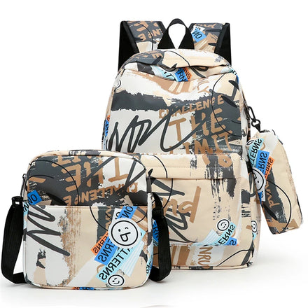 Primary Student Cartoon logo Print pink Cute Primary School Bags