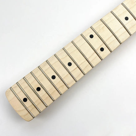 22 Frets Unfinished Canadian Maple Neck Nature DIY Blank ST TL Electric Guitar Neck with Paddle Headstock