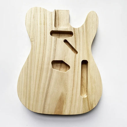 Custom Paulownia Solid Wood Electric Guitar Body Blank Unfinished TL Guitar Body for DIY Guitar Kits
