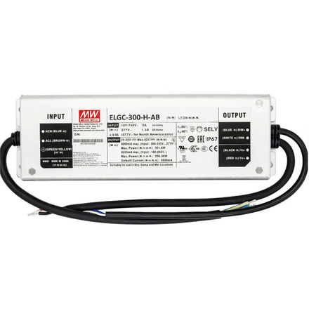 MeanWell ELGC-300-H-AB 29~58V 300W LED Power Supply Mean Well Dimmable LED Driver for LED Lighting