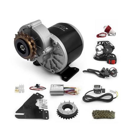 DIY Electric Bike 16 20 26 28 Inch BPM 350w 48v Brushed Gear Electric Bicycle Motor Conversion Kit