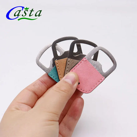 Personalized Double Side Printing Sublimation PU Leather Bottle Opener