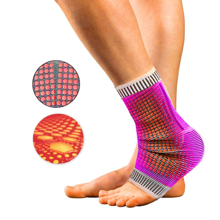 Self-heating Ankle SleeveTourmaline Magnetic Ankle Support Sleeve Protector Warm-keeping Exercise Ankle Sleeve HA01894