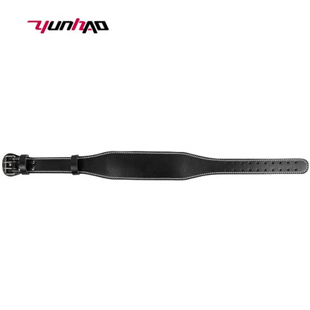 YunCheng Wholesale Custom Logo Jiangsu Black PU Leather Home Gym Weightlifting Belt