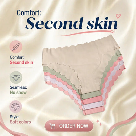 Ladymate ODM/OEM Bragas Sin Costuras Women's Comfortable One-piece Seamless Underwear Ice Silk Traceless Brief Seamless Panties