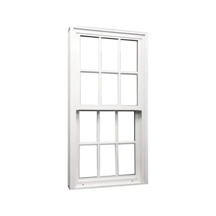 YIDA Energy Star Double Pane Low E Single Hung PVC Plastic Vertical Sliding Window Louver Magnetic Screen Stainless Steel