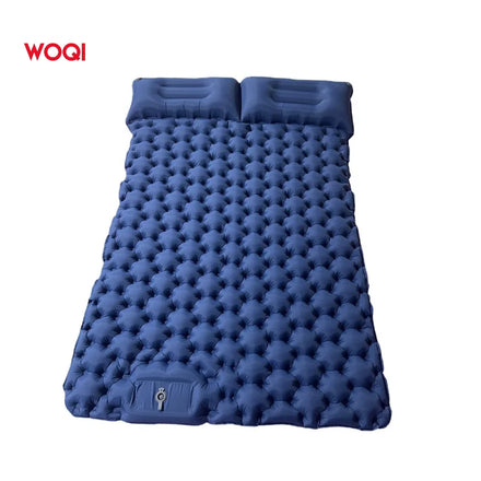 WOQI Lightweight Compact Foldable Waterproof Camping Sleeping Pad with Air Pillow and Mattress 2 Person