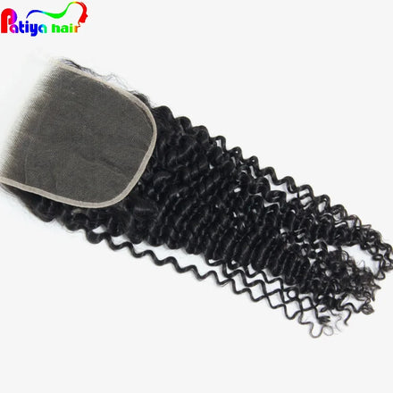 5x5 Curly Hair Toupee Transparent HD Lace Closure Natural Hairline 100% Remy Brazilian Human Hair 150% Density