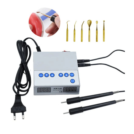 Electric Waxer Wax Knife Carving Dental Lab Equipment Electric Waxer Carving Knife Contain 6 Wax Tips+2 Pens Dentist Tools