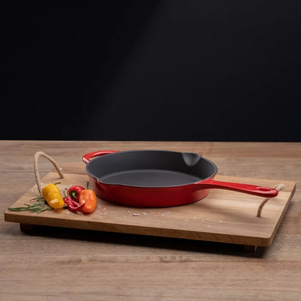 Hot Selling Eco-friendly Sustainable Cast Iron Enamel Non-Stick Cooking Pot Cookware Loop Handle for Camping Gas/Induction