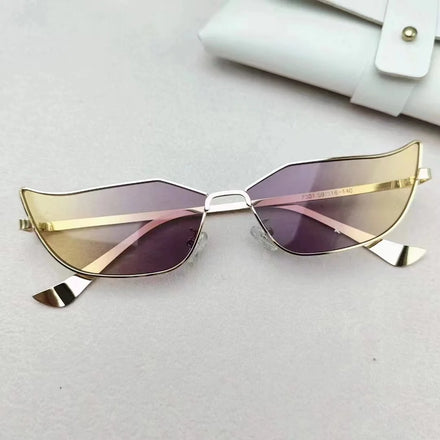 Wholesale Party Funny for Women 2023 Nd Fashion 2022 Metal Frame Eyeglasses Cat Sunglasses